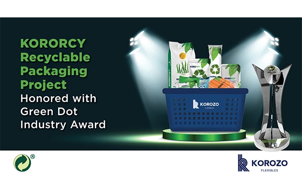 KORORCY RECYCLABLE PACKAGING PROJECT HONORED WITH GREEN DOT INDUSTRY AWARD